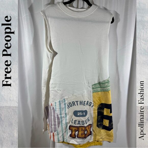 Free People Multicolor Graphic Tunic Medium NWT - Picture 3 of 6